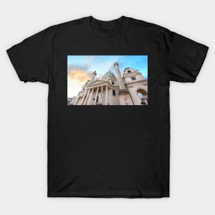 Saint Charles Church or Wiener Karlskirche in Vienna, Austria T-Shirt